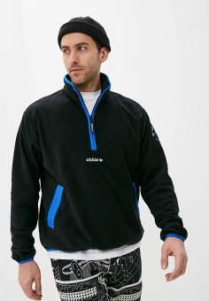Олимпийка, adidas Originals, цвет: черный. Артикул: AD093EMLWXW6. Одежда / Толстовки и олимпийки