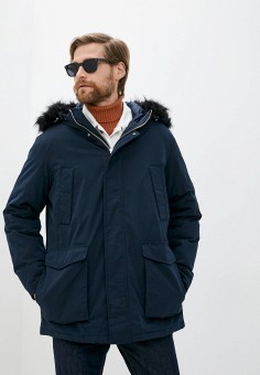 Куртка утепленная, Armani Exchange, цвет: синий. Артикул: AR037EMJUOG3. Armani Exchange