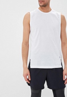 Майка, ASICS, цвет: белый. Артикул: AS455EMDRHF4. Одежда / Майки