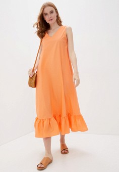 Платье, Baon, цвет: оранжевый. Артикул: BA007EWIHGJ9. Baon
