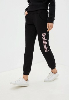 Брюки спортивные, Baldinini, цвет: черный. Артикул: BA097EWLPAU5. Baldinini