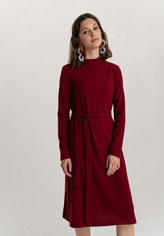 Платье, Befree, цвет: бордовый. Артикул: BE031EWHCPW6. Befree