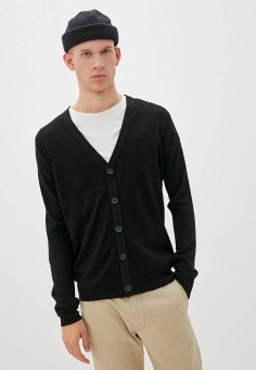 Кардиган, Brave Soul, цвет: черный. Артикул: BR019EMJXDN9. Одежда / Джемперы, свитеры и кардиганы / Кардиганы