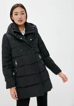 Куртка утепленная, B.Style, цвет: черный. Артикул: BS002EWKGZG2. Одежда / Верхняя одежда / B.Style