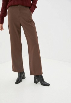 Брюки, B.Style, цвет: коричневый. Артикул: BS002EWLKAZ8. Одежда / Брюки / Повседневные брюки / B.Style