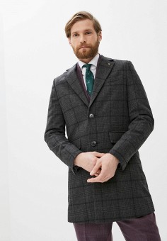 Пальто, Burton Menswear London, цвет: серый. Артикул: BU014EMMJTU2. Burton Menswear London