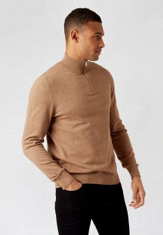 Джемпер, Burton Menswear London, цвет: коричневый. Артикул: BU014EMMJTU3. Одежда / Джемперы, свитеры и кардиганы / Джемперы и пуловеры