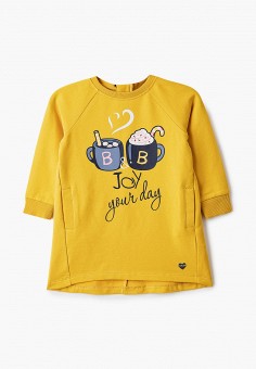 Платье, Button Blue, цвет: желтый. Артикул: BU019EGKLRG8. Button Blue