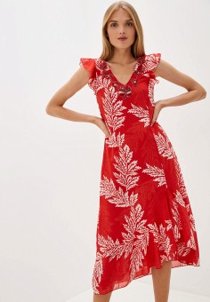 Платье, Camomilla Italia, цвет: красный. Артикул: CA097EWFGUS8. Одежда / Camomilla Italia
