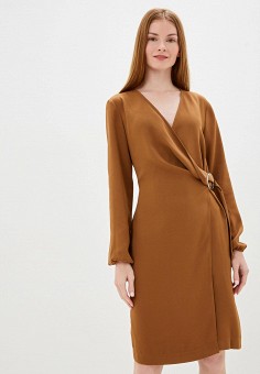 Платье, Camomilla Italia, цвет: коричневый. Артикул: CA097EWHEOH9. Одежда / Camomilla Italia