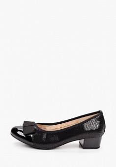 Туфли, Caprice, цвет: черный. Артикул: CA107AWLVIY8. Обувь / Обувь с увеличенной полнотой