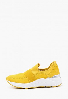 Кроссовки, Caprice, цвет: желтый. Артикул: CA107AWMNEO5. Обувь / Обувь с увеличенной полнотой