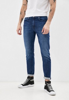 Джинсы, Calvin Klein Jeans, цвет: синий. Артикул: CA939EMLQMN3. Calvin Klein Jeans