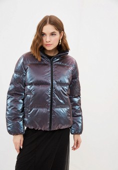 Куртка утепленная, Calvin Klein Jeans, цвет: фиолетовый. Артикул: CA939EWKRQU7. Calvin Klein Jeans