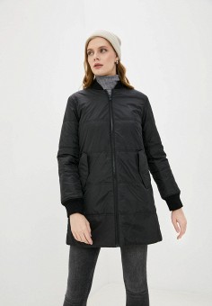 Куртка утепленная, Calvin Klein Jeans, цвет: бежевый, черный. Артикул: CA939EWKRQW0. Calvin Klein Jeans