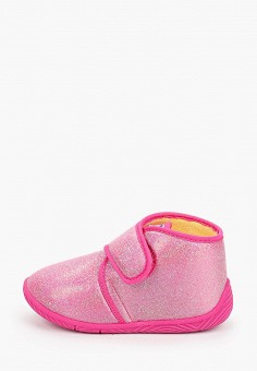 Тапочки, Chicco, цвет: розовый. Артикул: CH001AGKCIW6. Девочкам / Обувь / Домашняя обувь