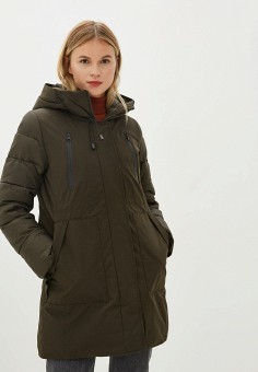 Парка, Clasna, цвет: хаки. Артикул: CL016EWGTCG0. Clasna