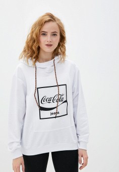 Худи, Coca Cola Jeans, цвет: белый. Артикул: CO089EWLCTU7. Coca Cola Jeans