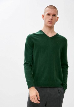 Пуловер, Conte Of Florence, цвет: зеленый. Артикул: CO110EMLWPA1. Conte Of Florence