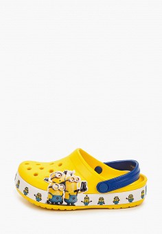 Сабо, Crocs, цвет: желтый. Артикул: CR014AKIJVC9. Мальчикам / Обувь / Резиновая обувь