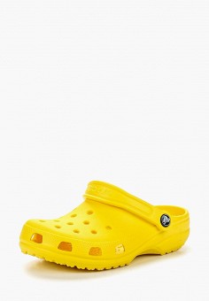 Сабо, Crocs, цвет: желтый. Артикул: CR014AKRFF78. Мальчикам / Обувь / Резиновая обувь