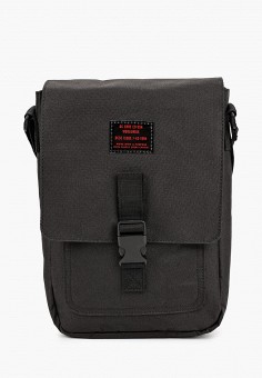 Сумка, DC Shoes, цвет: черный. Артикул: DC329BMKQDD8. Аксессуары / Сумки / Сумки через плечо