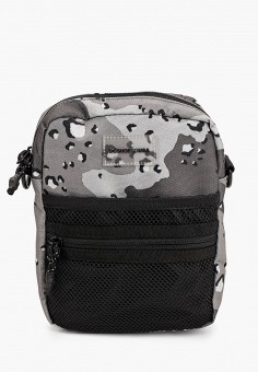 Сумка, DC Shoes, цвет: серый. Артикул: DC329BMKQDE1. Аксессуары / Сумки / Сумки через плечо