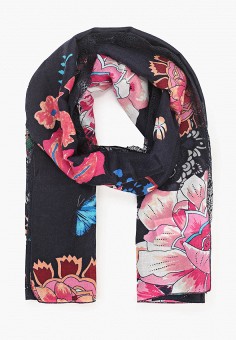 Палантин, Desigual, цвет: черный. Артикул: DE002GWJXIJ1. Desigual