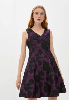 Платье, DKNY, цвет: фиолетовый. Артикул: DK001EWKNJZ2. Одежда / DKNY