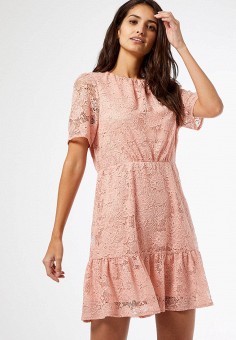 Платье, Dorothy Perkins, цвет: розовый. Артикул: DO005EWIVSA1. 