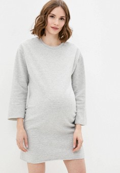 Платье, Dorothy Perkins Maternity, цвет: серый. Артикул: DO028EWLFLB5. Одежда / Одежда для беременных
