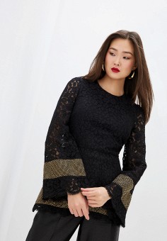 Блуза, Dolce&Gabbana, цвет: черный. Артикул: DO260EWLMSW1. Одежда / Dolce&Gabbana