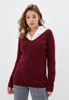 Пуловер, Eight2Nine, цвет: бордовый. Артикул: EI002EWLIAF3. Eight2Nine
