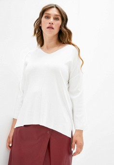 Пуловер, Elena Miro, цвет: белый. Артикул: EL024EWMREQ8. Elena Miro
