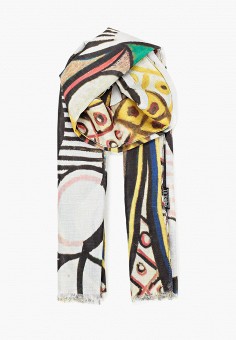 Палантин, Fabretti, цвет: мультиколор. Артикул: FA003GWKHEX9. Аксессуары / Платки и шарфы