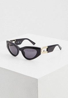 Очки солнцезащитные, Furla, цвет: черный. Артикул: FU003DWLOYP7. Аксессуары / Очки