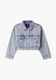 Куртка джинсовая, Gap, цвет: голубой. Артикул: GA020EGKAOV6. Gap