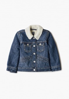 Куртка джинсовая, Gap, цвет: синий. Артикул: GA020EGLKTA6. Gap