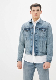 Куртка джинсовая, Gap, цвет: голубой. Артикул: GA020EMLOKD0. Gap