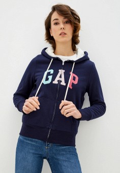 Толстовка, Gap, цвет: синий. Артикул: GA020EWKBFQ8. Gap