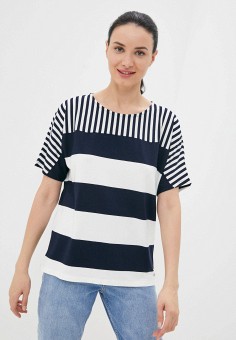 Футболка, Gerry Weber, цвет: синий. Артикул: GE002EWMIZE7. Одежда / Футболки и поло