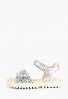 Сандалии, Geox, цвет: серебряный. Артикул: GE347AGDMKJ8. Geox