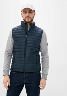 Жилет утепленный, Geox, цвет: синий. Артикул: GE347EMMMLY6. Geox
