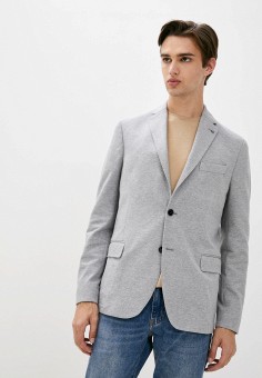 Пиджак, Mango Man, цвет: серый. Артикул: HE002EMKEXN7. Одежда / Пиджаки и костюмы