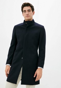 Пальто, Mango Man, цвет: синий. Артикул: HE002EMKIDR9. Mango Man