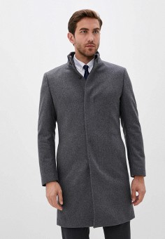 Пальто, Mango Man, цвет: серый. Артикул: HE002EMKIED7. Mango Man