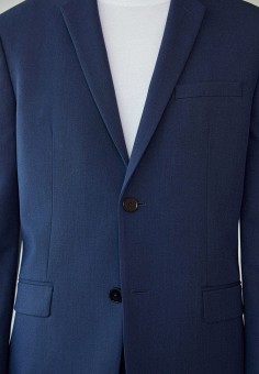 Пиджак, Mango Man, цвет: синий. Артикул: HE002EMKMAJ5. Одежда / Пиджаки и костюмы