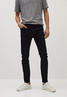 Джинсы, Mango Man, цвет: черный. Артикул: HE002EMKQIN3. Одежда / Джинсы
