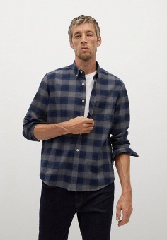 Рубашка, Mango Man, цвет: мультиколор. Артикул: HE002EMLWRO6. Одежда / Рубашки