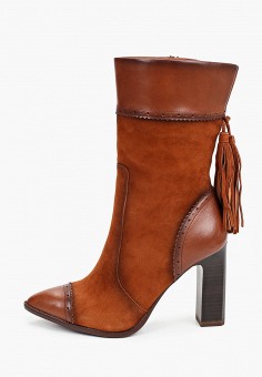 Полусапоги, Tamaris Heart & Sole, цвет: коричневый. Артикул: HE018AWKFLX6. Обувь / Сапоги / Полусапоги